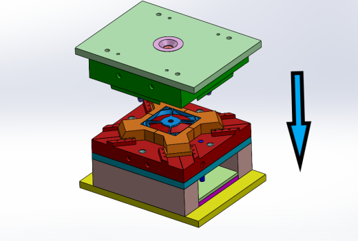 CPU风扇挡板模具缩略图